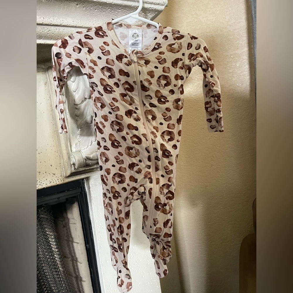 Leopard Zip Onesie